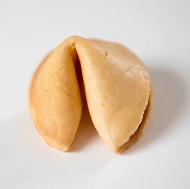 Hier ein Glückskeks, mach mal auf