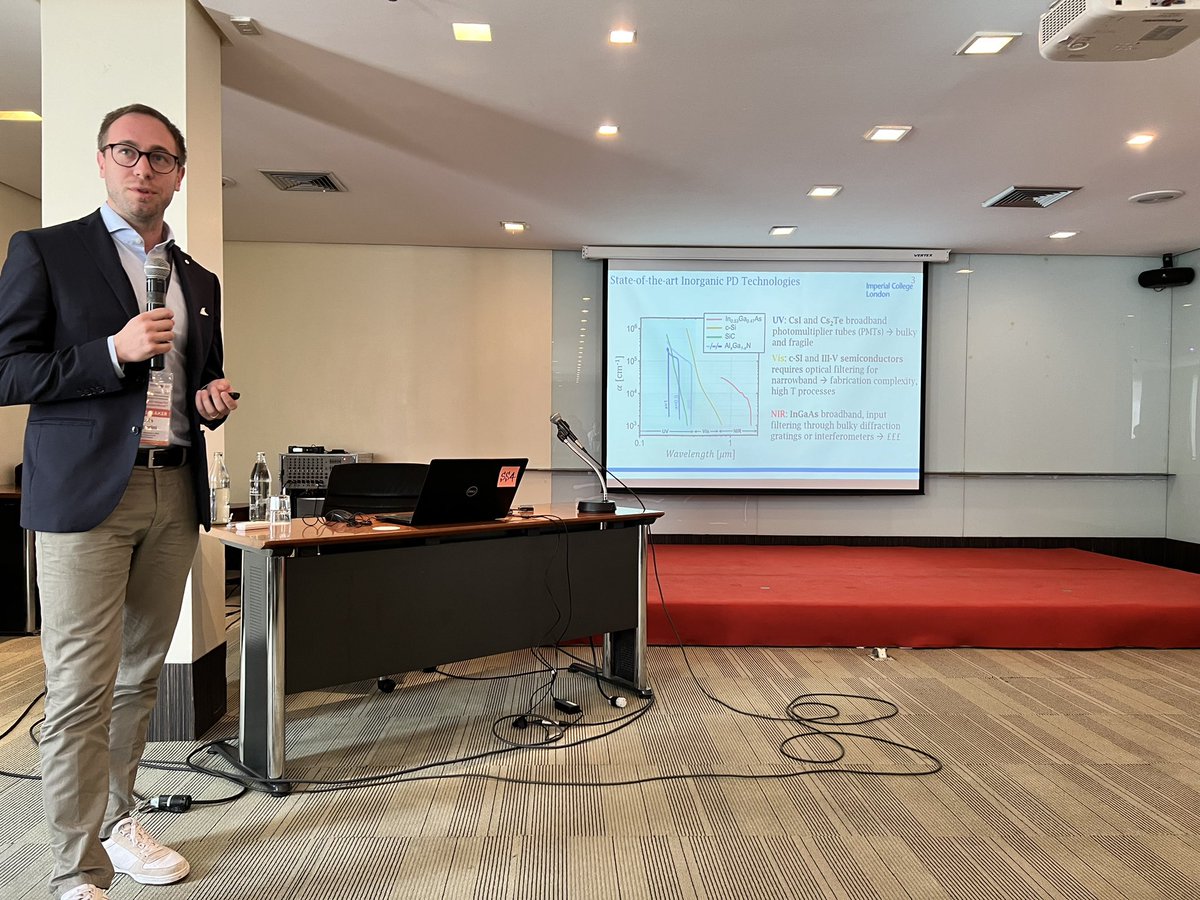 Hearing amazing things about organic photodetectors from <a href="/Nicogaspa/">Nicola Gasparini</a> <a href="/CPE_Imperial/">CPE</a> <a href="/impchemistry/">Imperial Chemistry</a> in the afternoon session of NanoThailand 2023!