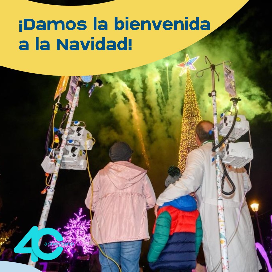 ✨🏥 ¡La Navidad llegó al Hospital Universitario Torrecárdenas! 🎄🌟 Noelia y Lucas, dos valientes peques, han encendido las luces navideñas en un evento especial junto al subdirector gerente, Felipe Cañadas. 🎁