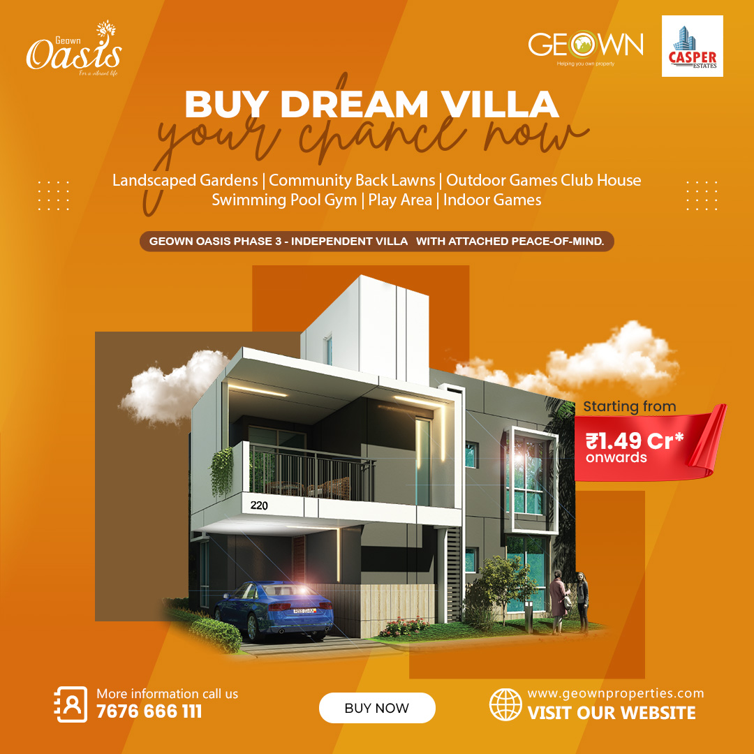 PropertiesGeown's tweet photo. Geown Oasis Phase-3 – Independent-Spacious-Villa 3 &amp; 4-BHK available

For more details:
+91-7676 666 111
https://t.co/5ex18iZgEQ https://t.co/xB2cCNVO0H