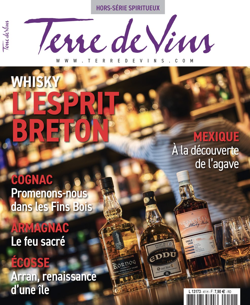 Le #HorsSérie annuel de Terre de Vins intégralement dédié aux #spiritueux arrive cette semaine dans les kiosques.
Il célèbre entre autres les 40 ans du #whisky français et amorce un feuilleton là où tout a commencé : la Bretagne. 

terredevins.com/actualites/hor…