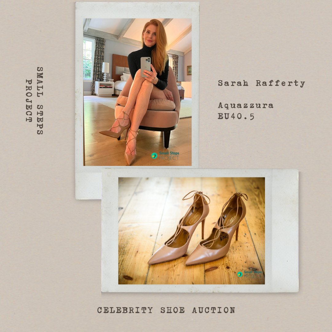 SmallStepsDocs's tweet photo. Incredible new donor #SarahRafferty has a heart of gold and is best known for her role as Donna on #Suits #BidNow and be part of the magic! https://t.co/jlUuIXglCh
#DonnaPaulsen #SmallStepsProject #LiveInLoveNotLandfill #ShoeLovers #CelebrityShoes #ShoeAuction https://t.co/VqiebpsWqk