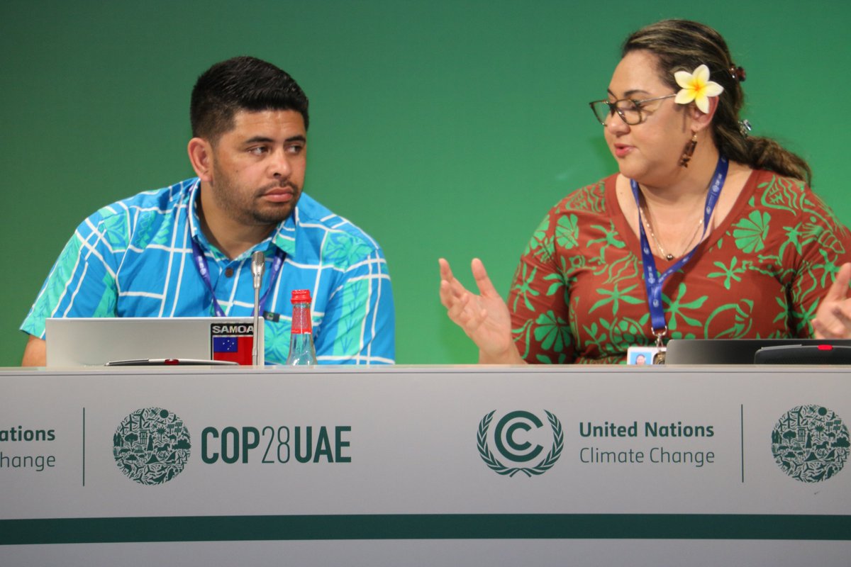 AOSISChair's tweet photo. Major priorities have been outlined and delegations left AOSIS Coordination this morning unified and firm in their resolve to secure action on the urgent and pressing matters facing island nations over the next few days of negotiations at #COP28.
#TimetoAct #ActionforIslands https://t.co/Cf6FcUgJZ8
