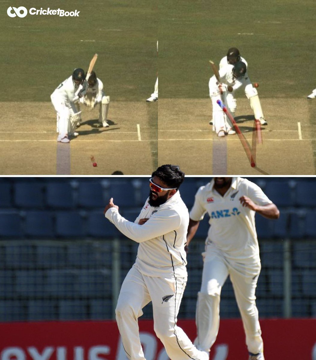 Ajaz Patel troubling Bangladesh openers!

#AjazPatel #BANvNZ #NZvBAN #Test #NewZealand #Bangaldesh #CricketBook