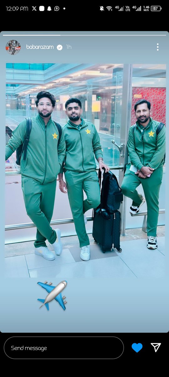 INSTAGRAM STORY BABAR AZAM ❤️
#BabarAzam𓃵 #BabarAzam