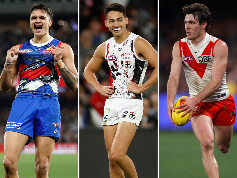 1116sen's tweet photo. From 1️⃣-1️⃣8️⃣, we've ranked the young cores of every AFL club ❗ 

Which club has the best under 24s? Did we get it right? 

RANKINGS: https://t.co/q6V8GPhcAM https://t.co/9Hwdg6VZRv