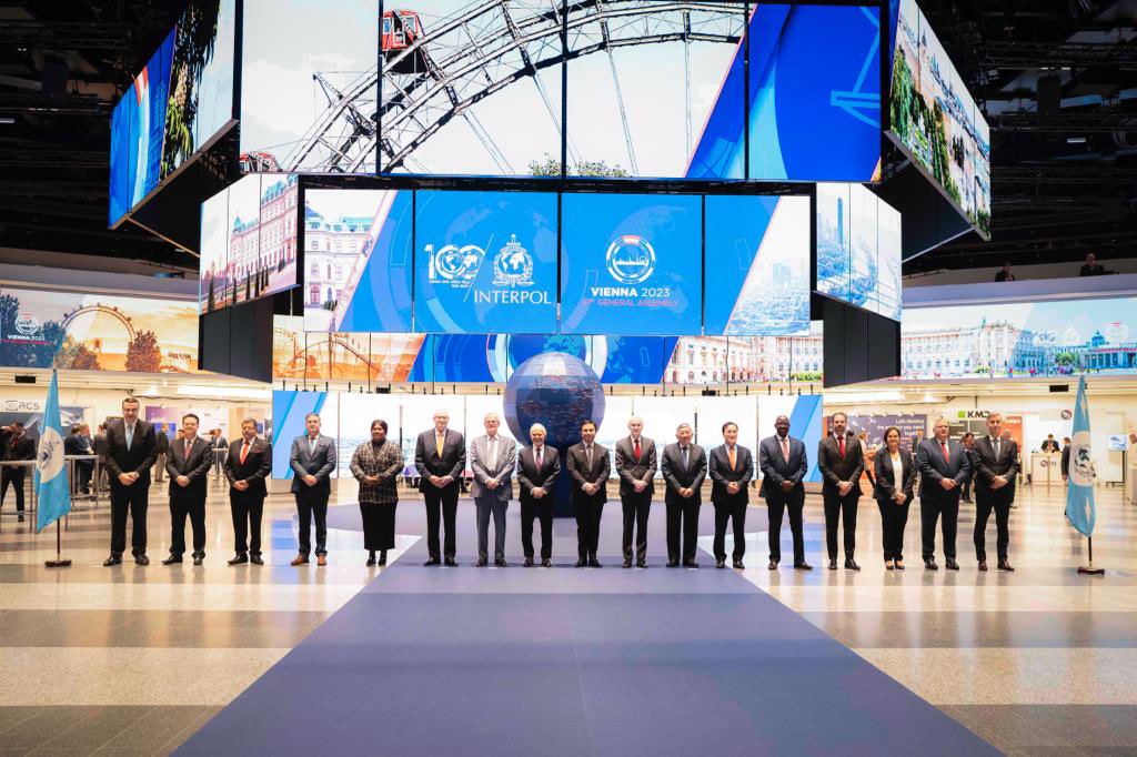 ValdecyUrquiza's tweet photo. It cannot be stressed enough the paramount importance of the #INTERPOLGA! It is a vital gathering that shapes the future of global #LawEnforcement. Our shared commitment to #security & collaboration paves the way #ForASaferWorld 🌏👮👮♂️| #Police #INTERPOL #INTERPOLSG #Justice #Peace