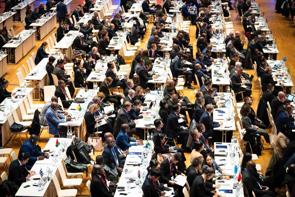 ValdecyUrquiza's tweet photo. It cannot be stressed enough the paramount importance of the #INTERPOLGA! It is a vital gathering that shapes the future of global #LawEnforcement. Our shared commitment to #security & collaboration paves the way #ForASaferWorld 🌏👮👮♂️| #Police #INTERPOL #INTERPOLSG #Justice #Peace