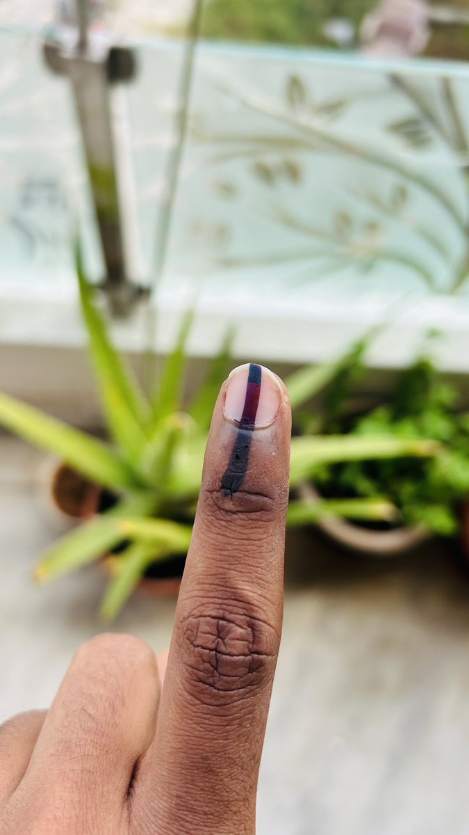 RajeshSilvoj's tweet photo. Voted✅
#TelanganaAssemblyElection2023 
#TelanganaAssemblyElections https://t.co/SrMZ4atMmc