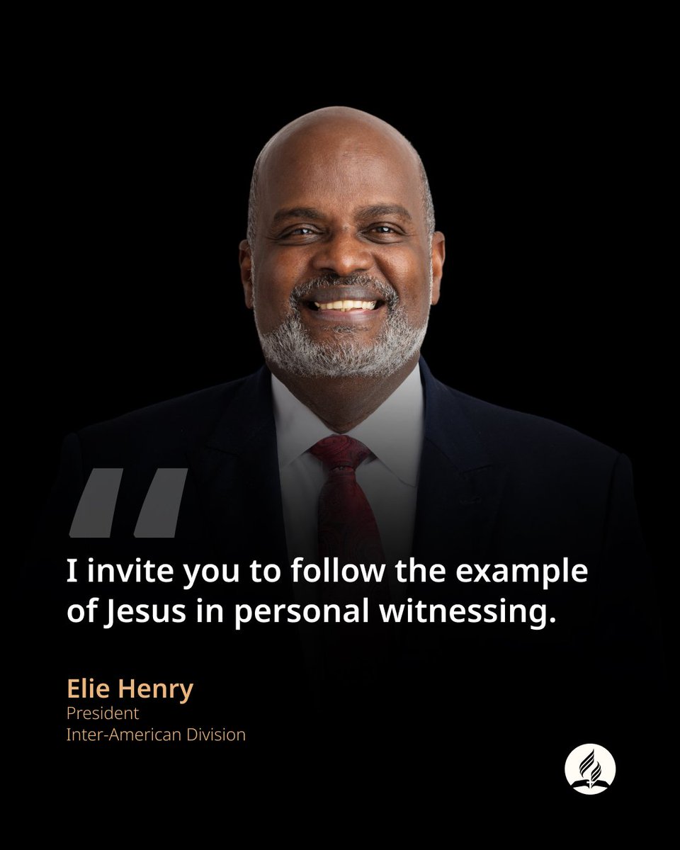 Embrace Jesus' path of personal testimony. Let's walk in His footsteps, becoming beacons of His love and truth to the world.

#WitnessLikeJesus #BeaconOfTruth #adventistchurch #gcquotes #inspirationalquotes #ElieHenry