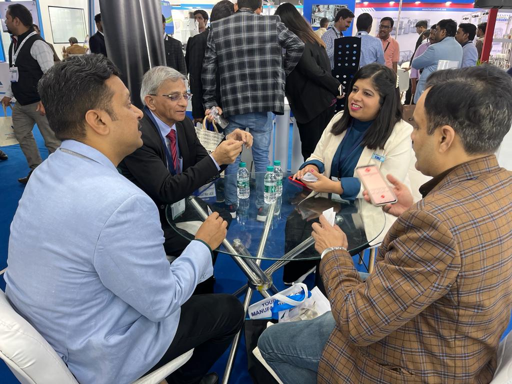 LtdYmc's tweet image. YMC India Stall was one of the busiest zone at CPHI PMEC India 2023,where visitors had an engaging conversation with the team. (Day 02) #cphi2023 #pharmaevent #YMCIndia #cphipmec #rightsolutions