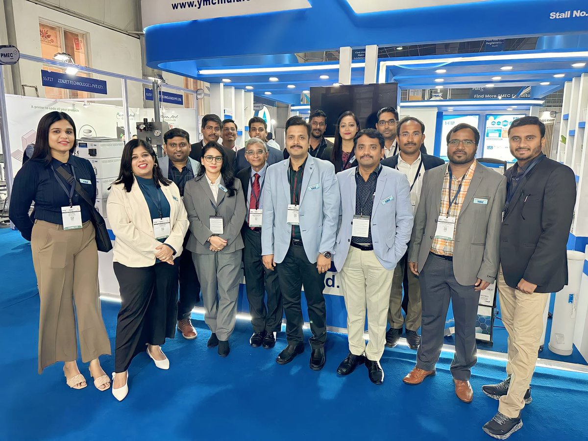 LtdYmc's tweet image. YMC India Stall was one of the busiest zone at CPHI PMEC India 2023,where visitors had an engaging conversation with the team. (Day 02) #cphi2023 #pharmaevent #YMCIndia #cphipmec #rightsolutions