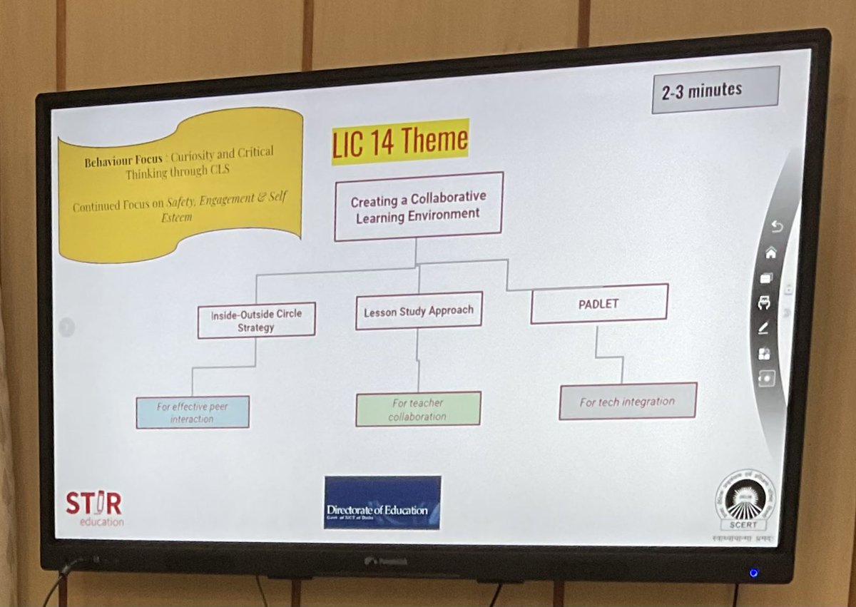 TDCProgram's tweet image. We are excited to initiate LIC 14 focusing on “Creating a Collaborative Learning Environment”
Our on going DIET Co-Learning Session brought together DIET Principals, TDC Facilitators, District Coordinators &amp;amp; our Knowledge Partner for an inspiring exchange of knowledge &amp;amp; insights