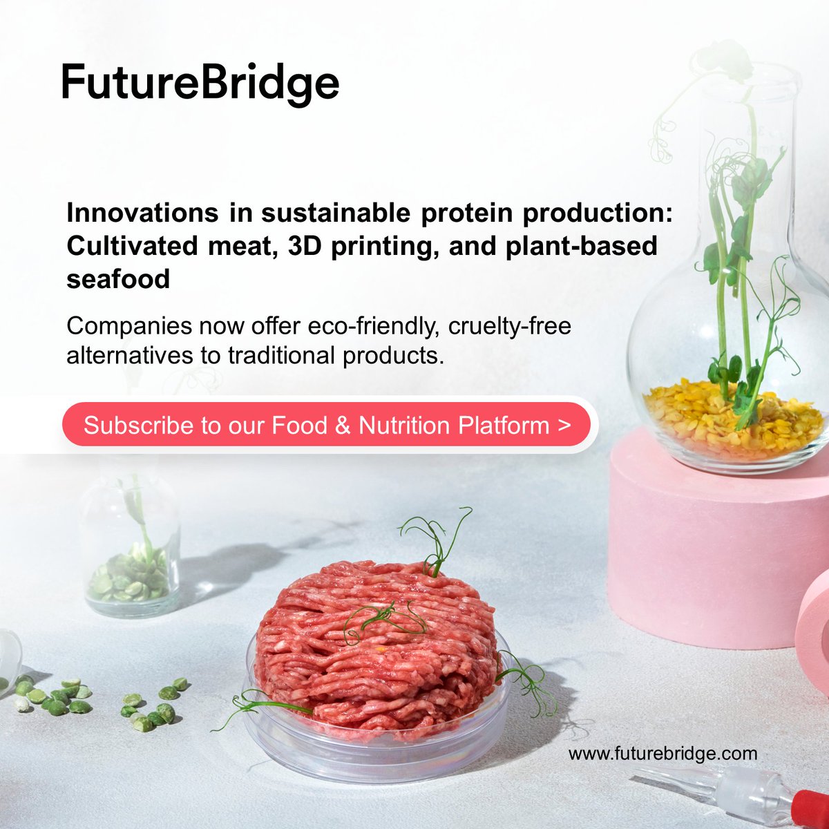 Cultivated meat evolves with 3D-printed edible inks and robotic chefs. Get the full report by subscribing to our F&N platform here: hubs.li/Q02bsWVM0

#CultivatedMeat #SustainableProtein #FoodIndustry #FoodTech #TechForeSight