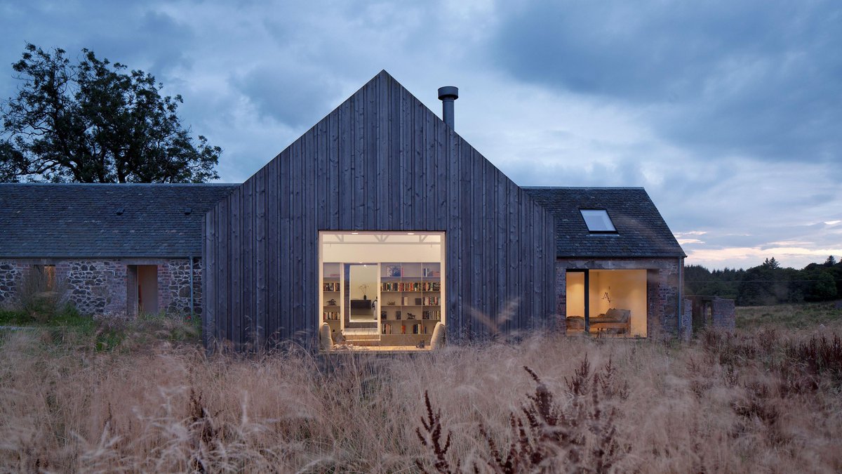 Home set within a ruined farm dwelling wins Scotland's best building of the year 🏚️ bbc.in/47ywdVD