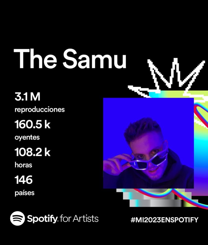 thesamu_'s tweet photo. Gracias a todos por los millones de streams en mi música 🙌🏻 Seguimos representando Colombia y Pereira 🫶🏻 Gracias a mi gran equipo de @label1113music @symphonicdistro @symphoniclatino y a todos los que han hecho parte de esto 🦇🦇🦇🦇 #TheSamu #mi2023enspotify #spotifywrapped https://t.co/y9SSridniA