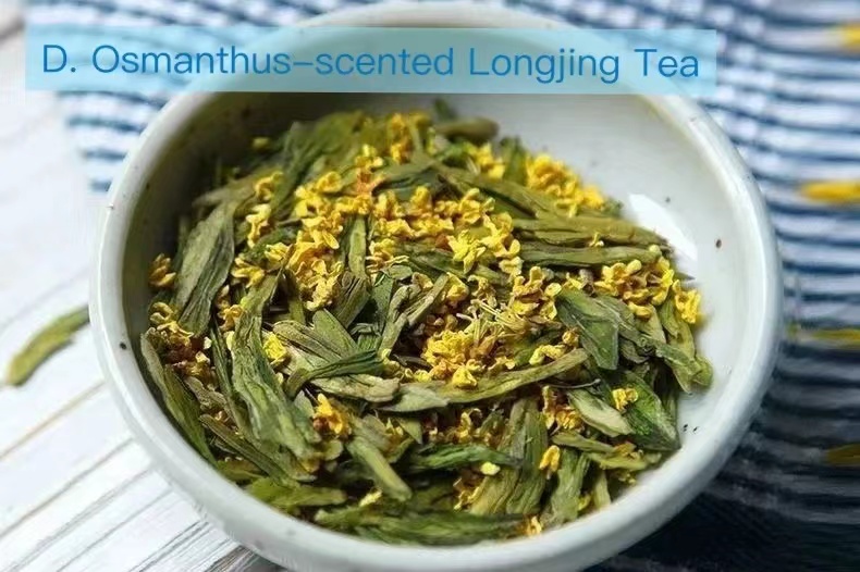 hangzhoufeel's tweet photo. From 🥞osmanthus cake (A) and sweet lotus root with sticky rice (B) to 🍯osmanthus honey (C) and 🍵osmanthus-scented Longjing tea (D), #Hangzhou people find various ways to transform #osmanthusflowers into delightful #treats😋. Which one do you prefer? Show us in the comments👇! https://t.co/KNn3nsvTxN