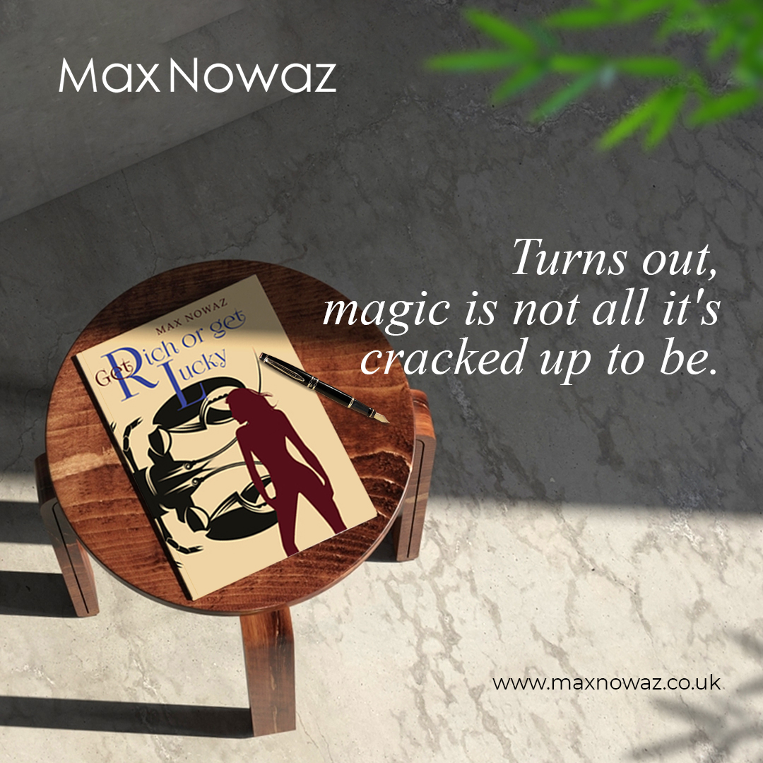 Max_Nowaz's tweet photo. Get Rich or Get Lucky by Max Nowaz is a must read!

When a down-on-his-luck author finds a magic book while renovating run-down houses chaos ensues.

#Novel #writers #books #unitedkingdom #maxnowaz https://t.co/Y1DRSum6er