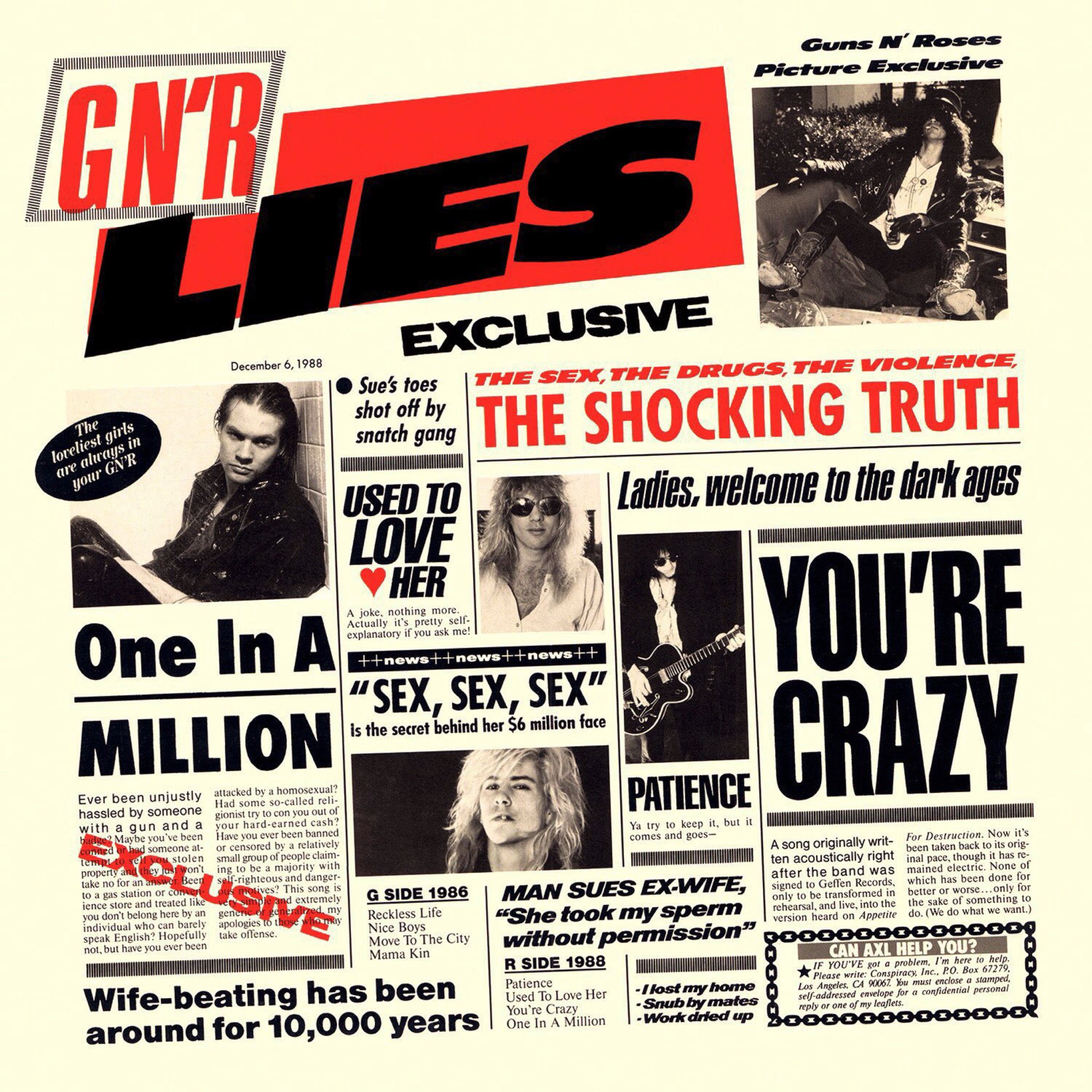 35 Years Ago: Guns N' Roses Release 'GN'R Lies