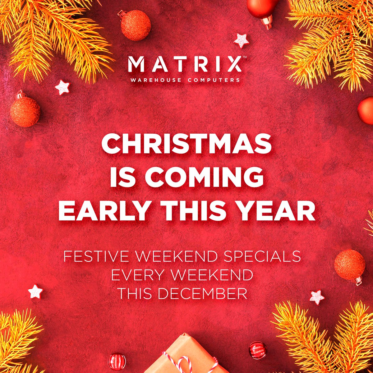 MatrixWarehouse's tweet image. Are you ready for Festive weekends with Matrix?

Stay Tuned every Friday this month for amazing specials, lasting all weekend long
.
.
.
.
.
#Matrixwarehouse #FestiveSale #christmassales #holidaysales #KeDezemba