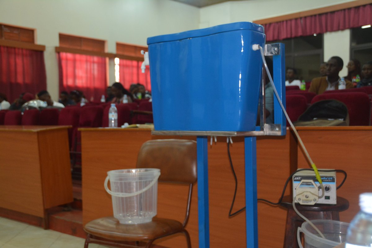 .@MakCEDAT @RIFMakerere research dissemination seminar on the theme: 'Development of Materials for Point of Use water Treatment Systems held Wed. 29th Nov. 23. Dr. R. Kulabako and Dr. Peter Olupot as PIs. The innovation will help in access to safe water.