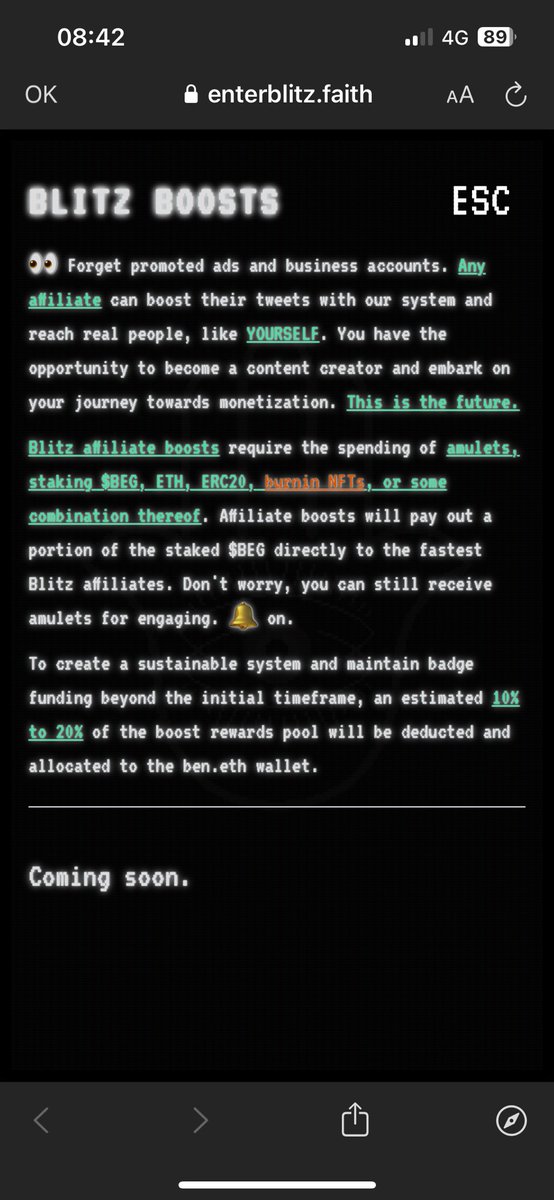 Cnft_Future (@crypto_ooooo) on Twitter photo WTFFFFF 🧿🧿🧿👀 NEW ADDITION TO THE #BLITZ AND THIS IS JUST HUGE! RETWEET TO GET THE WORD OUT $BEG <a href="/eth_ben/">ben.eth</a> YOU ARE INSANE WTFFFFF 🧿🧿🧿👀 NEW ADDITION TO THE #BLITZ AND THIS IS JUST HUGE! RETWEET TO GET THE WORD OUT $BEG <a href="/eth_ben/">ben.eth</a> YOU ARE INSANE