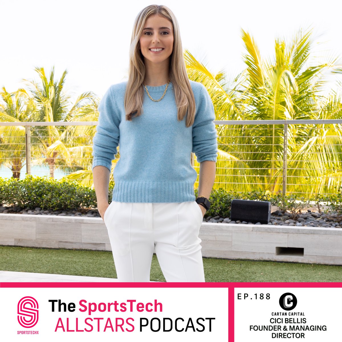 🎙️On today's episode of the SportsTech AllStars Podcast we are excited to feature <a href="/cicibellis/">CiCi Bellis</a>, Founder and General Partner of <a href="/Cartancapital/">Cartan Capital</a>, a venture capital firm focused on the Sports &amp; Health technology sectors.  

🎧Catch the full episode on Spotify: open.spotify.com/episode/2Sg9hj…