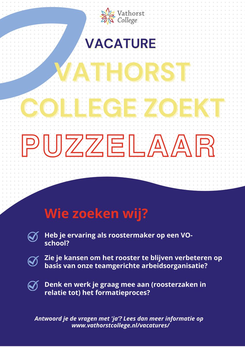 Vathorst College tweet media