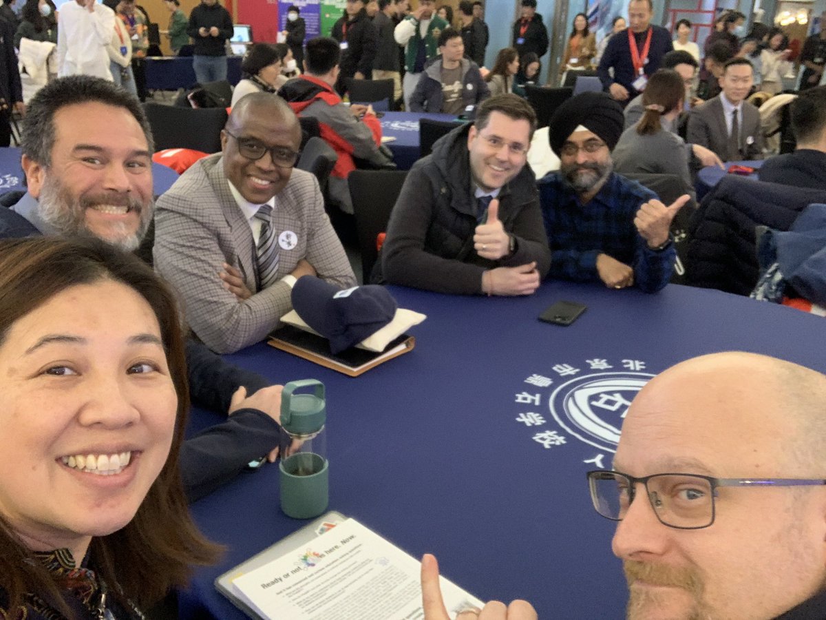 watnunu's tweet photo. We hosted #KeystoneBeijing IT heroes today with @HollyClarkEdu and many other speakers sharing the latest of AI in tools such as @Microsoft365 @managebac @Adobe it’s an AI revolution for sure. 

Thanks to the amazing Ai Dong for organizing such a great event! https://t.co/4LgDvYAn9i