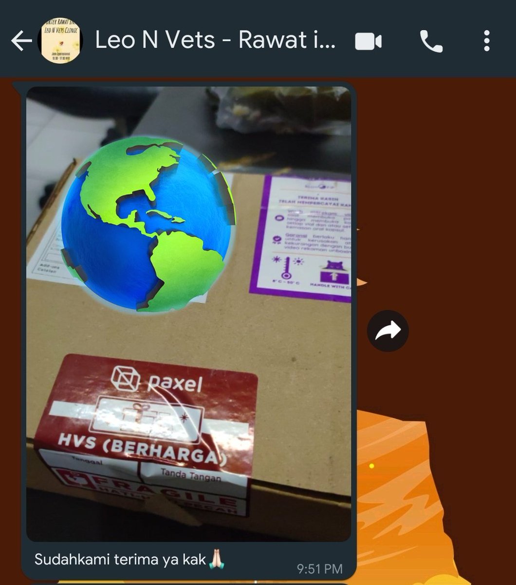 elmo_ngapain's tweet photo. paket obat #BasmiFIP Mitya udah sampai di klinik @leonvetsgroup semalam. tapi belum dibuka karena proses #PengobatanFIP Mitya masih di vial kedua, begitu abis langsung buka yang baru💪
makasih, teman2 yang dah dukung #BasmiCare Mitya 🙏 https://t.co/QsKQjgj8OY