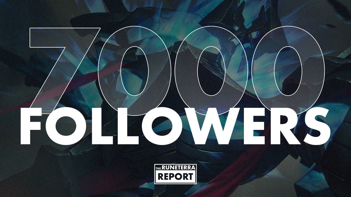 In all of the chaos of the reveals yesterday we completely missed that we hit 7000 followers!

As a thank you from us, we will give away one of the Coven Event Passes to one person who likes this post and leaves a comment about one thing they are excited about in the new patch!