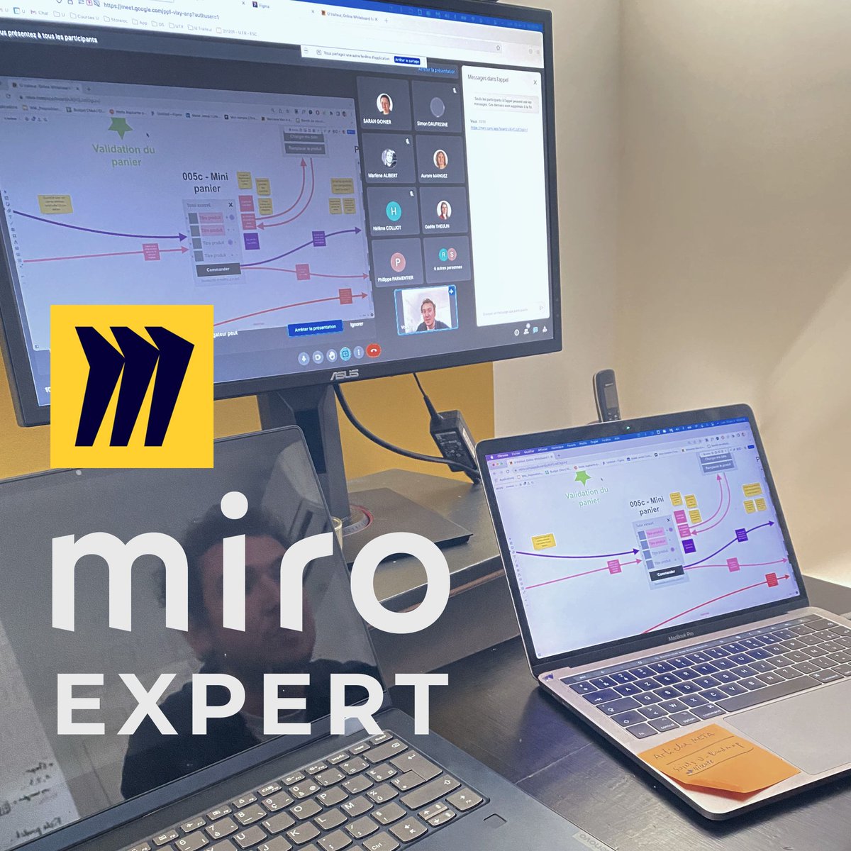 Depuis notre création en 2010, nous travaillons avec un réseau d’experts, partout en France et en Europe, et avons immédiatement adopté des outils adaptés aux usages #remote. 

Early adopteurs de #Miro, nous avons été sélectionnés dans leur programme d’experts partenaires.