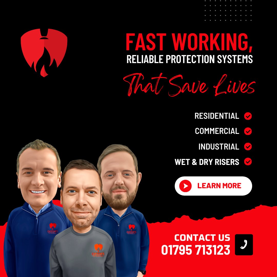 Eversafe Fire Protection: Your reliable partner for fire safety compliance and peace of mind. 

Get in touch today!

Visit eversafefire.com

#FireSafety #FireSprinklers #Residential #Commercial #Industrial