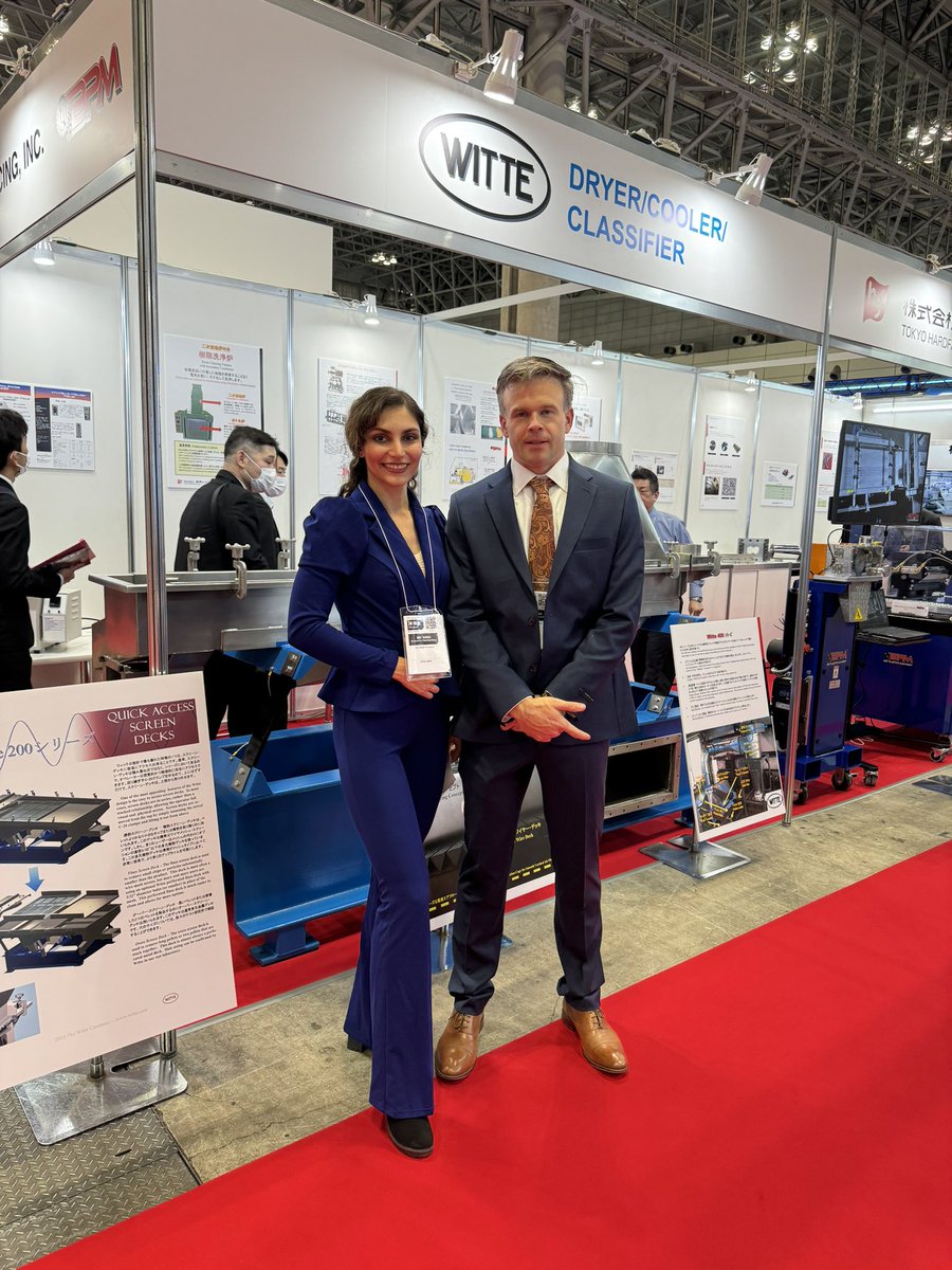 Our booth at #IPFJapan
Stop by booth 71812, Hall room 7 and learn about our drying, cooling and classifying technology!
Our team is looking forward to meeting you.
#IPFJapan2023 #IPF2023
#fluidbeddryer #classifyer #dryer
#TokyoHardFacing #Plastics <a href="/ipf_japan/">IPF Japan 2023 ／ 国際プラスチックフェア</a>