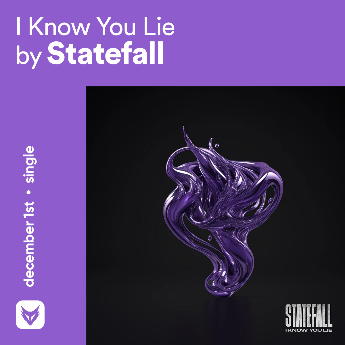 FOXCOREisdead's tweet photo. // Friday singles, Pt. II.II: December 1st

@AnotherNowBand — SMILE!
#Statefall — I Know You Lie
@beforeiturnband — Reanimate https://t.co/8ssILkNHVp