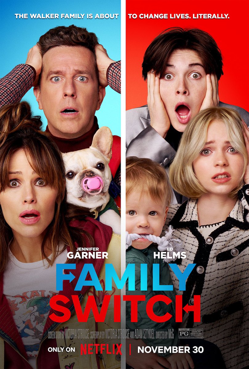 #FamilySwitch is out NOW on #Netflix!!