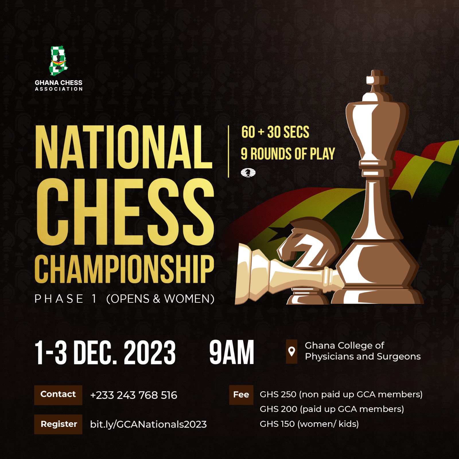 National Junior Chess Championships 2021 (Phase 1) – Ghana Chess Association