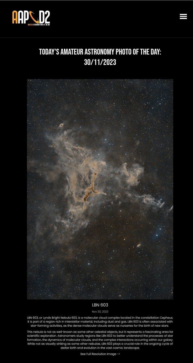 Esta mañana me levanto con una sonrisa. aapod2.com/blog/lbn-603