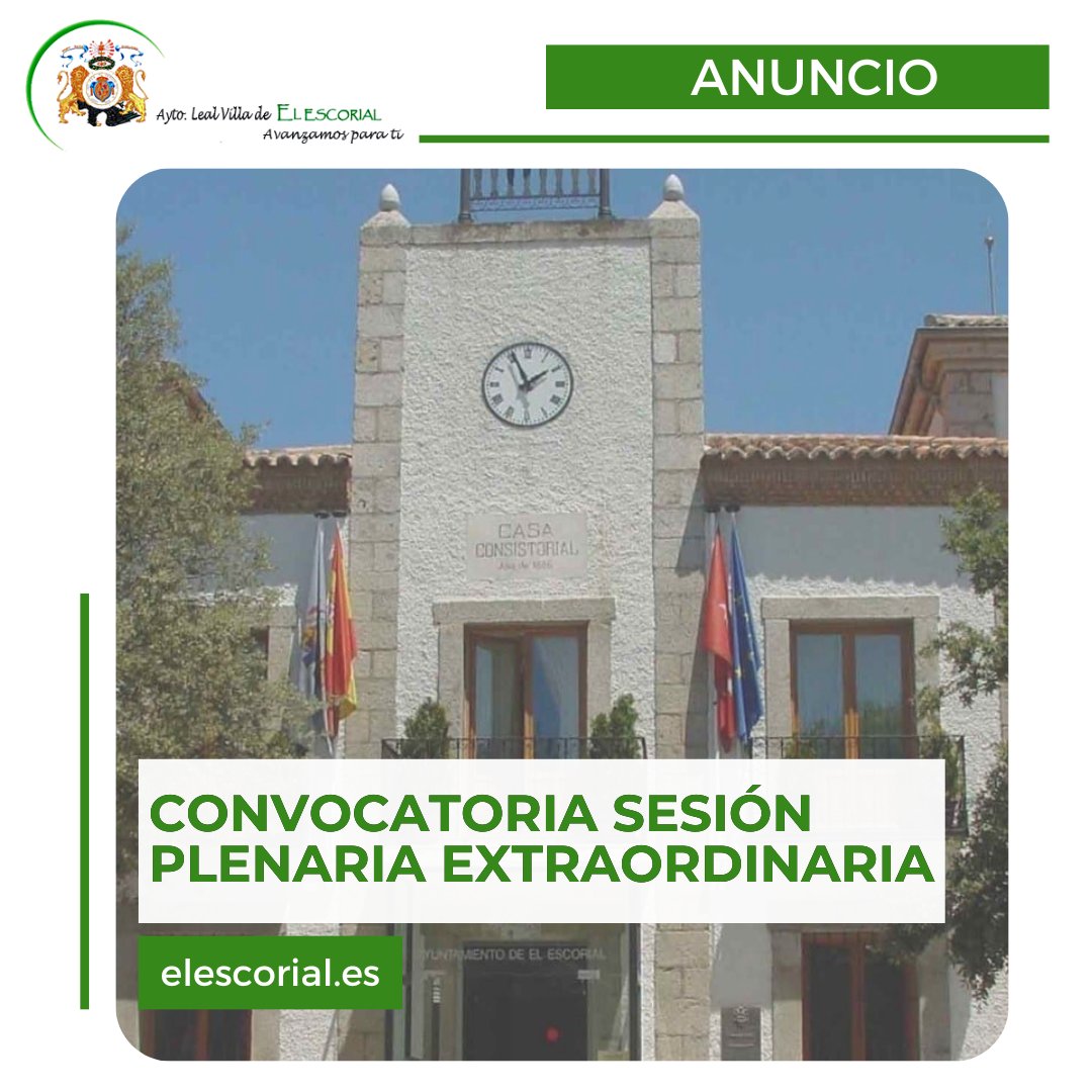 Ayuntamiento El Escorial tweet media