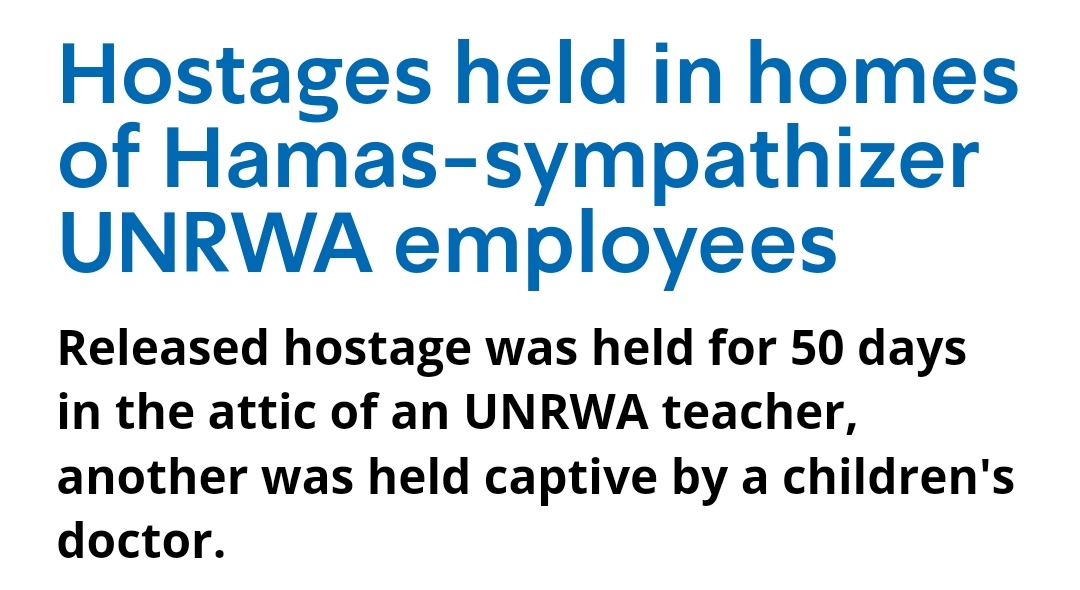 Hi <a href="/antonioguterres/">António Guterres</a> 🇺🇳
Your employees held an Israeli child locked in the attic for 50 days and starved him for most of the time.

Any comment on <a href="/UNRWA/">UNRWA</a> becoming a terrorist organization?
Any condemnation?
You are a disgrace. Resign!
_