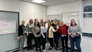 Liftoff 🚀great start to #Leadershipfundamentals #PeopleFirst training with a brilliant collection of surgical ward and admin leads and a bonus session on GROW coaching model #8Wastes #huddles #TeamHealth #Gosee #Productiveward practice done day 2 next week super energy👏👍