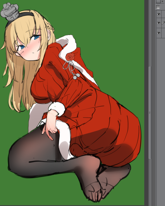 급전 커미션 했을때 알트 러프들을 여러장 보내고 선택되지않은 것들을 사용하는 중이라 비슷한 