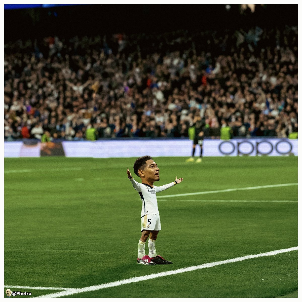 Te has cruzado con el mini Jude Bellingham de la suerte.

Dale RT para que siga haciendo historia en el Real Madrid ✨