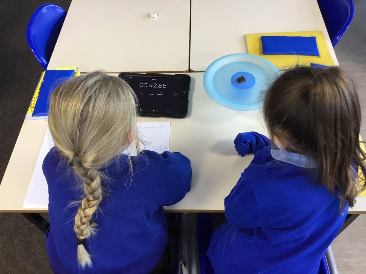 LeysFarm's tweet photo. Scientists in Year 3 today investigated how to make chocolate. They discovered that chocolate can melt at different temperatures over time depending on the method used. Some of us even found out that chocolate melts in your mouth. #LFJSScience #Mindfulness https://t.co/ge89j2U50p
