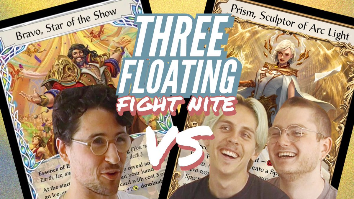 Three Floating tweet media