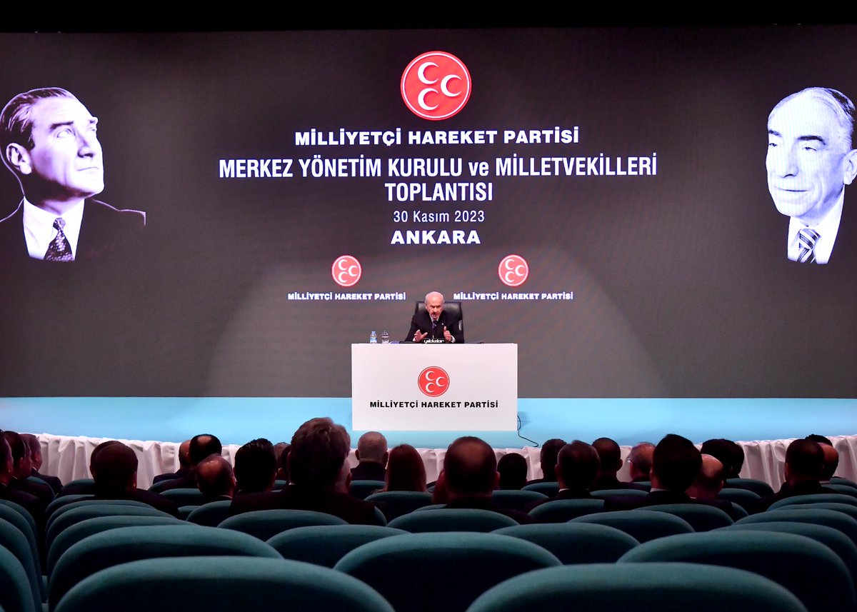 MHP_Bilgi's tweet photo. Genel Başkanımız Sayın Devlet BAHÇELİ'nin Başkanlığında Merkez Yönetim Kurulu, Merkez Disiplin Kurulu ve Milletvekilleri Toplantısı Başladı. https://t.co/pAkUE3HuJD