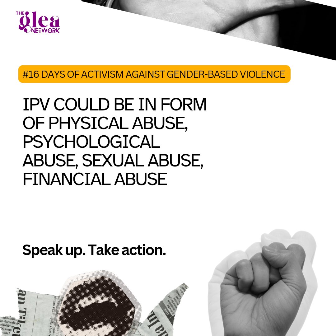 thegleanetwork's tweet photo. Do you know?
Intimate partner violence (IPV) could be in form of physical abuse, psychological abuse, sexual abuse, financial abuse and it covers violence by both current and former spouses and partners.
#stopIPV #knowIPV
#orangetheworld #endgenderbasedviolence https://t.co/LfGwRbRyAk