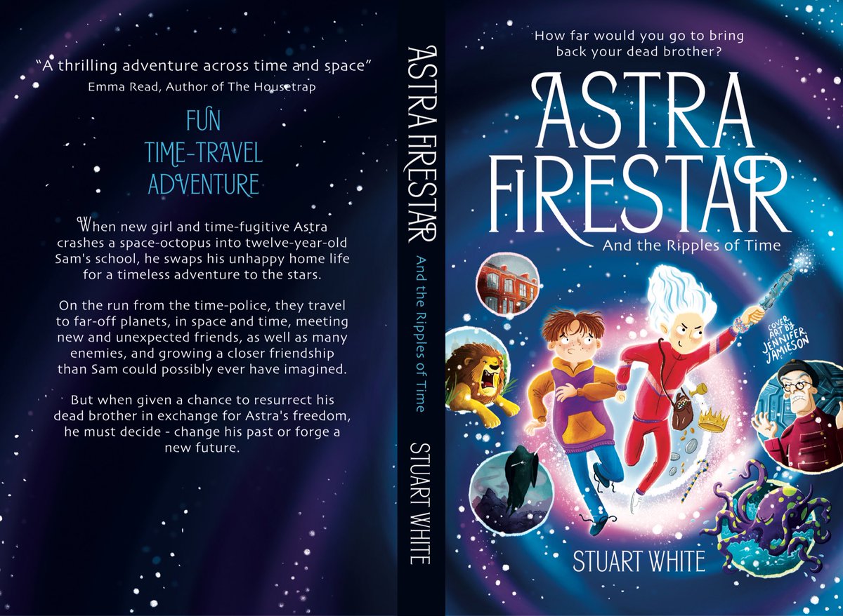 Publication day 3! 🎉

Welcome Sam and Astra to the wider world beyond my imagination! 🙌

Perfect for the young (or older) Dr Who fan in your life! ❤️🪐👽⏳📚