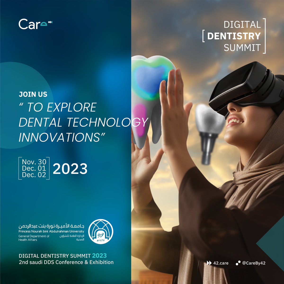Dive into the future of dental tech with us at the Digital Dentistry Summit!🌐
#CareBy42 #DDS2023 #DigitalDentistrySummit #DentalInnovation