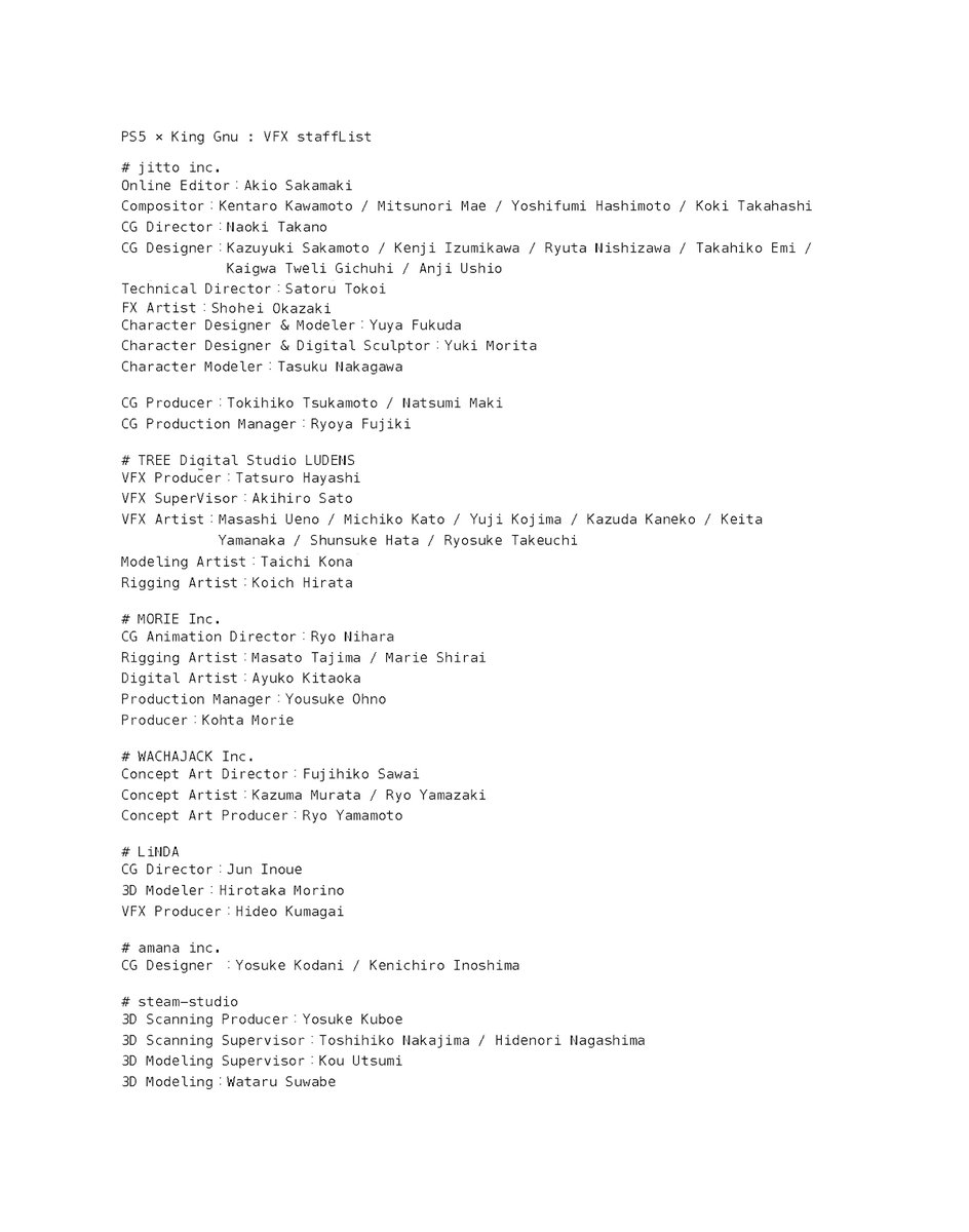 こちらをCG directionさせて頂きました。CMにしては大規模な仕事を真っ当な時間を貰って制作させて貰えたのは光栄でした。最後まで一緒に走ってくれた優秀なVFXスタッフ達にも感謝します。